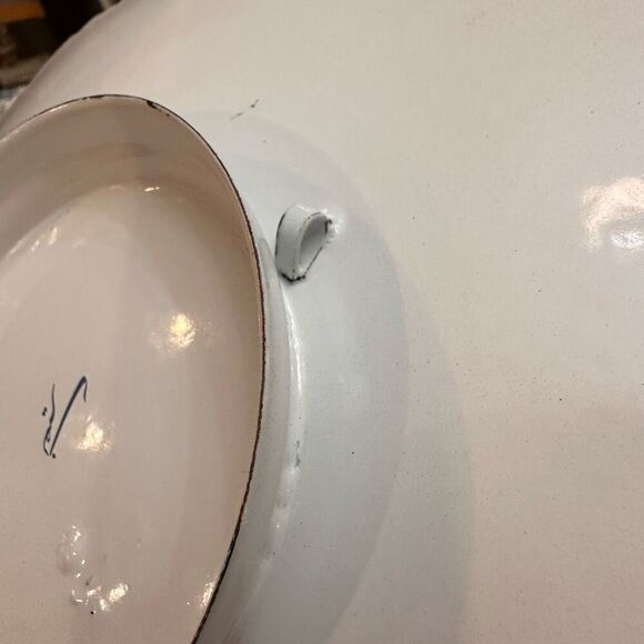 Enamel Handpainted Minakari Blue Stackable Plates Wall Decor Art Vintage 4 pc - Picture 10 of 10